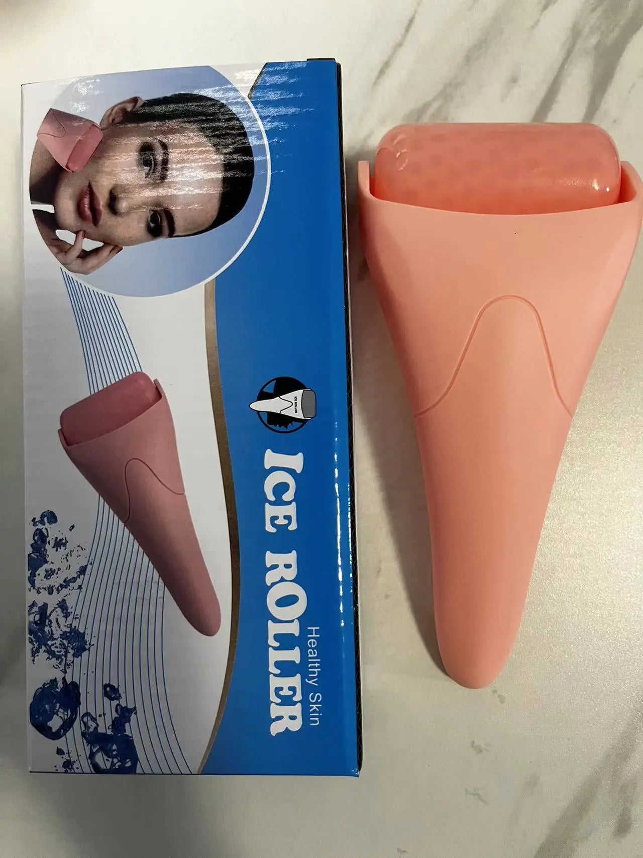 Beauty Ice Roller Face Massage Tool with Cold Balls