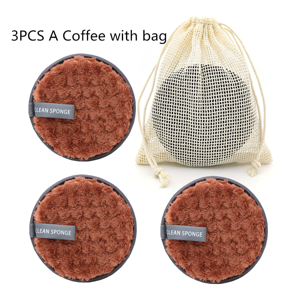 Pineapple Grid  Cleansing Cotton Makeup Remover Puff